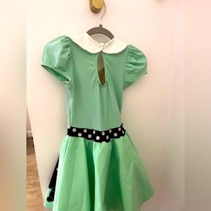 Girl’s mint green poodle skirt costume